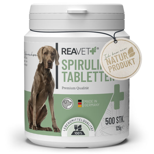 Reavet spirulina šunims, tabletės 260g